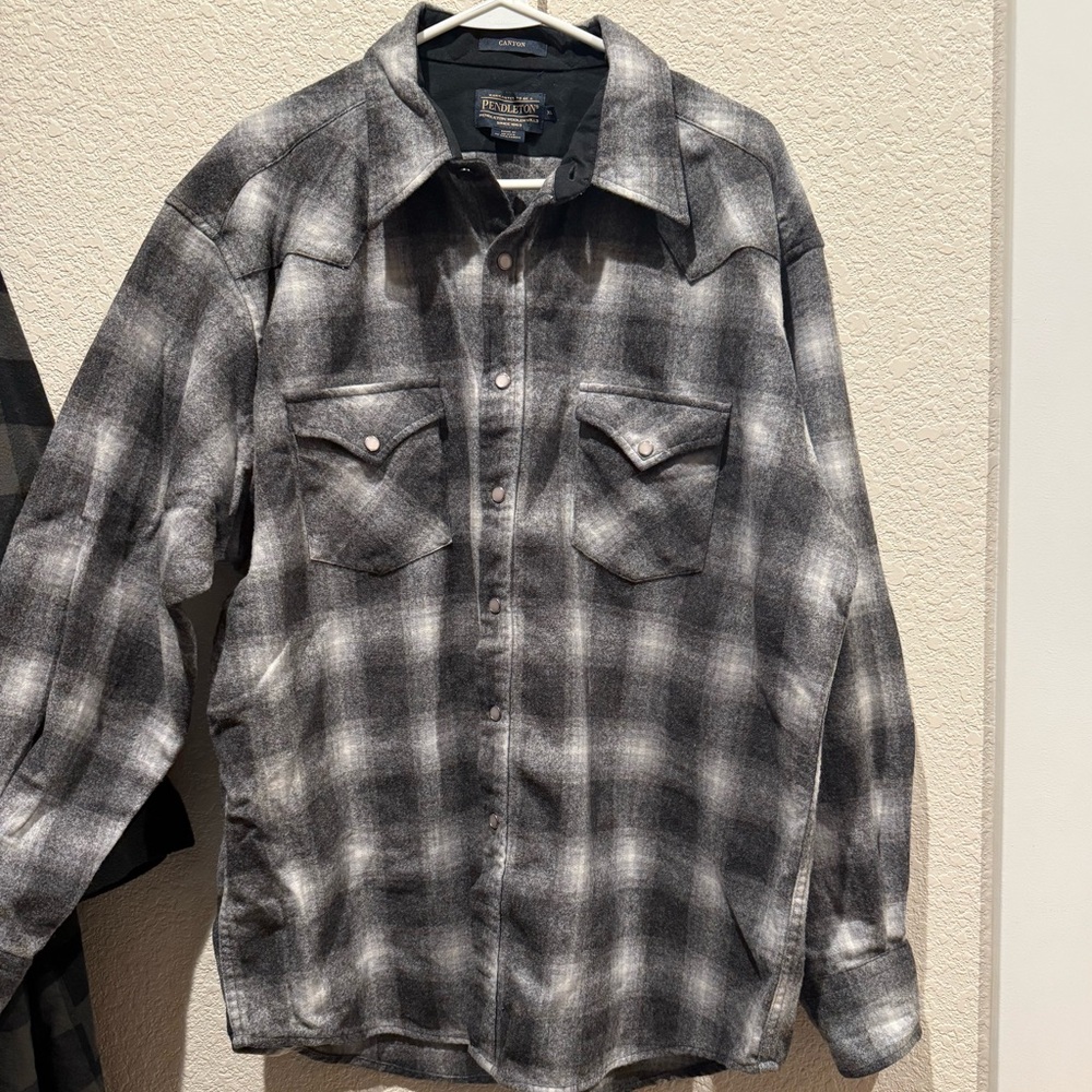 Pendleton High Grade Western Wear 100% Virgin Wool Shirt XL